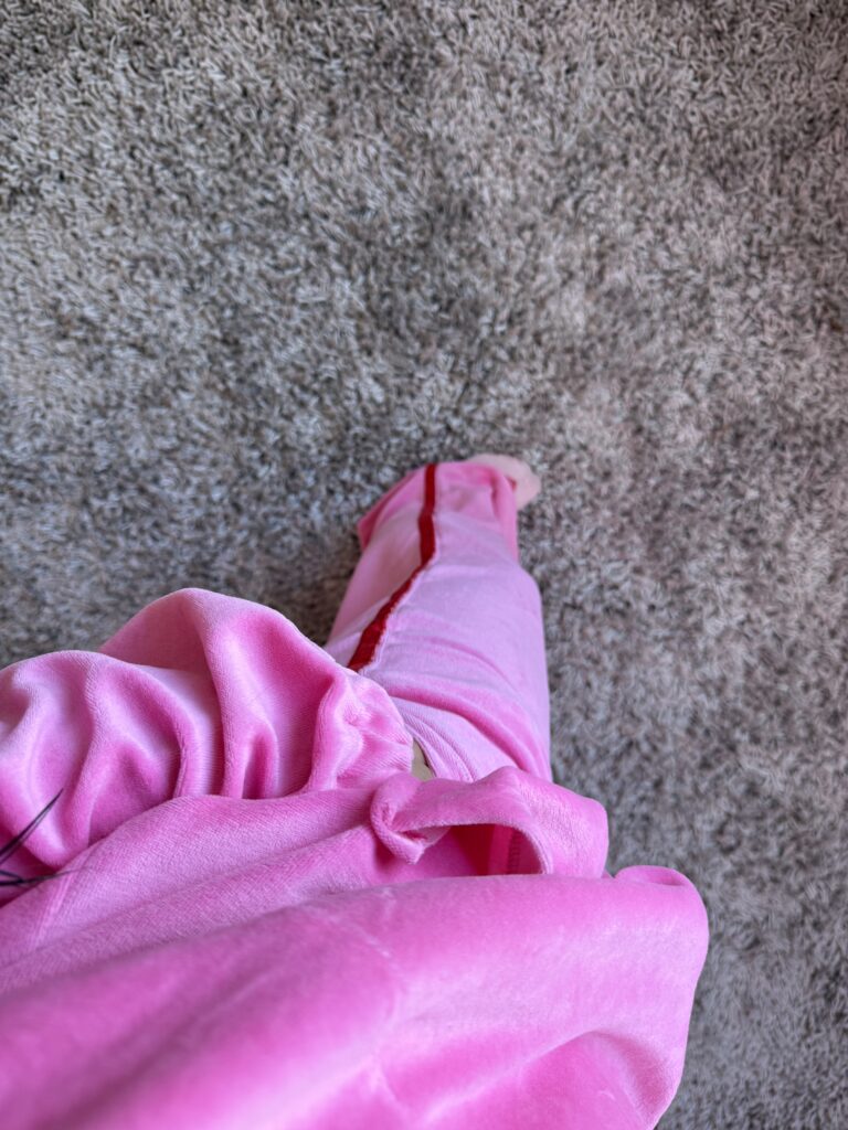 Pantalón track rosa