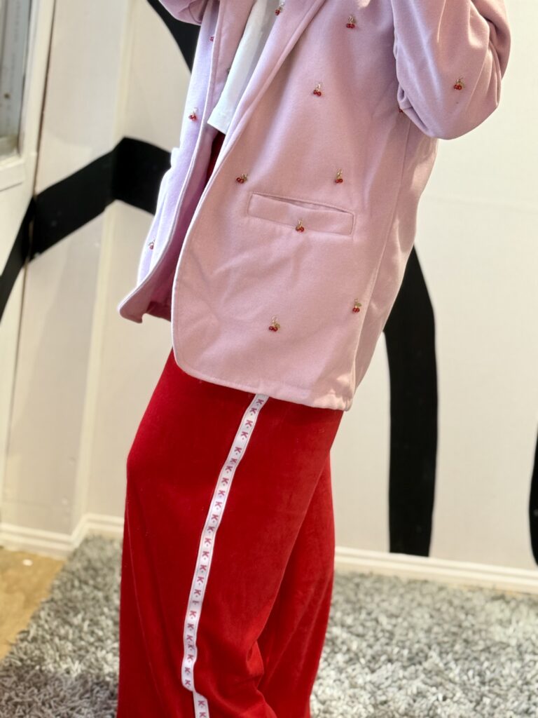 Pantalón track rojo