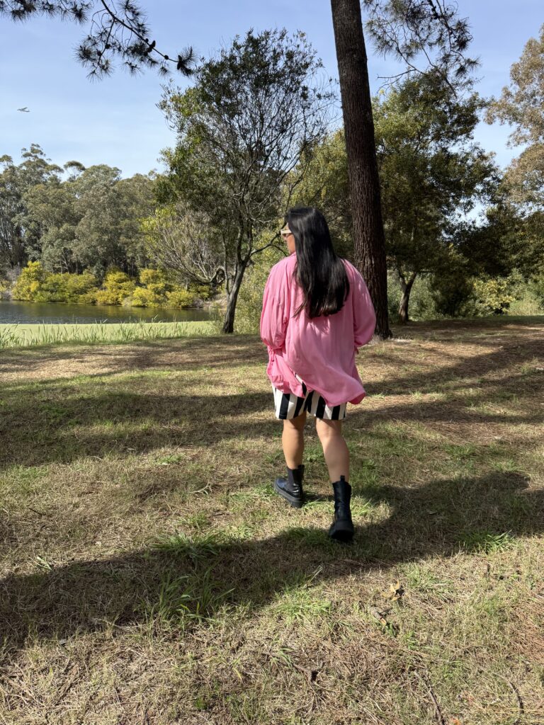 Camisa Camelia rosa