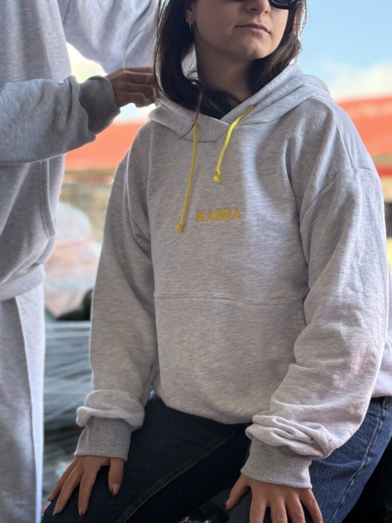 Canguro Aura gris-amarillo