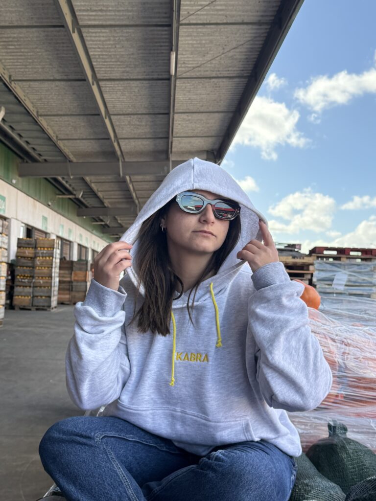 Canguro Aura gris-amarillo