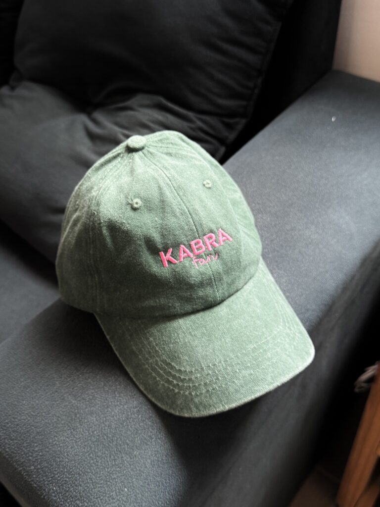 Gorro fan verde / rosa
