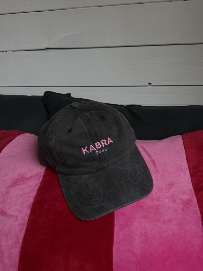 Gorro fan negro / rosa